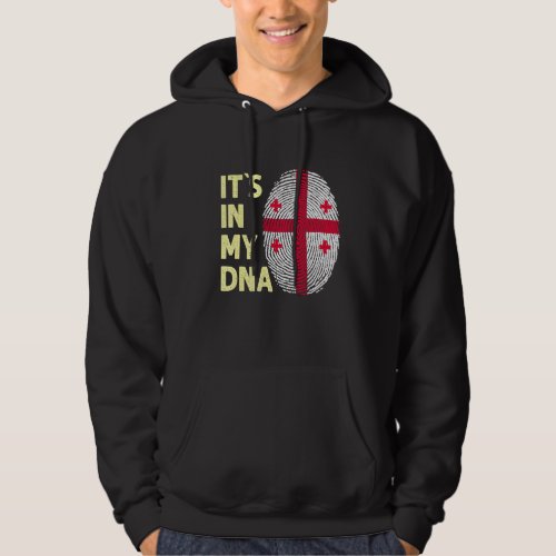 Georgia In My Dna Georgian Flag Team Georgia 1 Hoodie