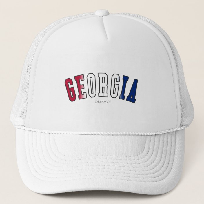 Georgia in State Flag Colors Hat