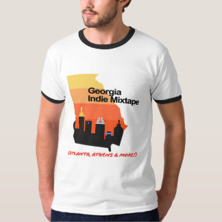 Georgia Indie Mixtape Ringer T-Shirt