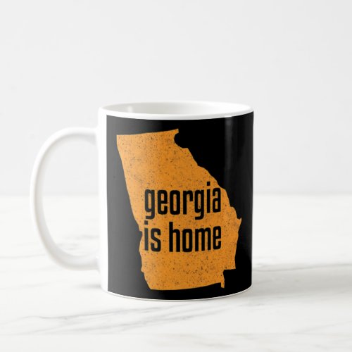 Georgia Is Home Proud Georgians Vintage Distressed Coffee Mug