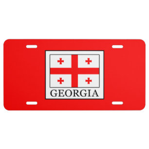 Georgia License Plate