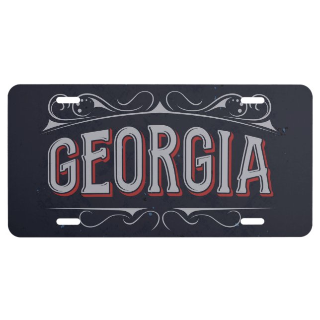 Georgia License Plate (Front)