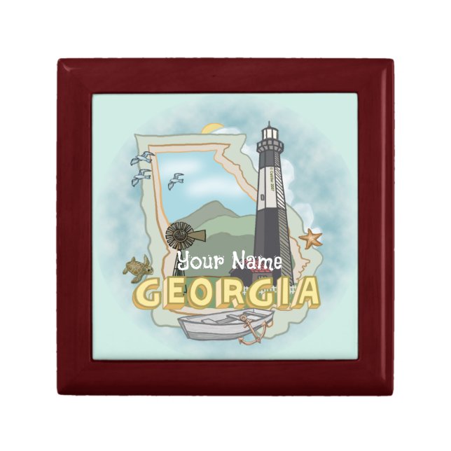 Georgia Lighthouse  Gift Box (Front)