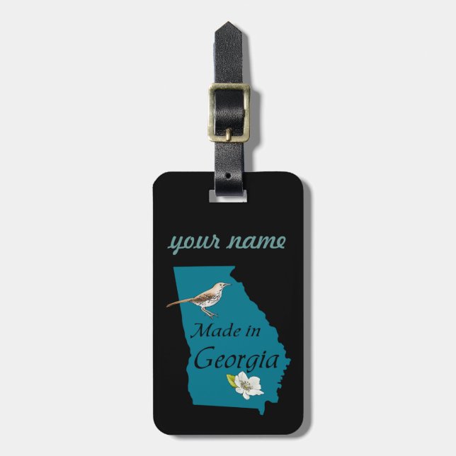 Georgia Luggage Tag (Front Vertical)