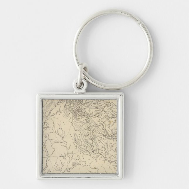 Georgia Map by Arrowsmith Keychain (Front)