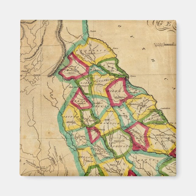 Georgia Map Magnet (Front)