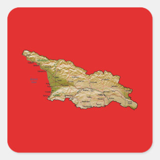 Georgia Map Sticker