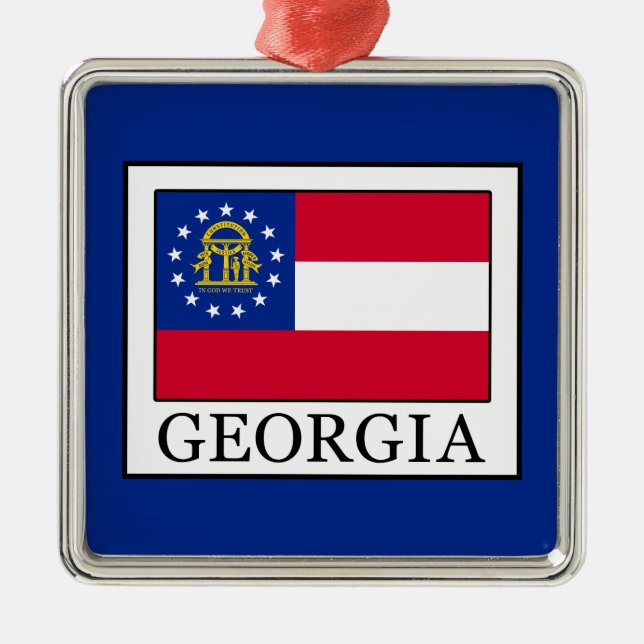 Georgia Metal Ornament (Front)