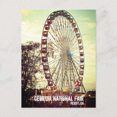 Georgia National Fair Perry GA Postcard
