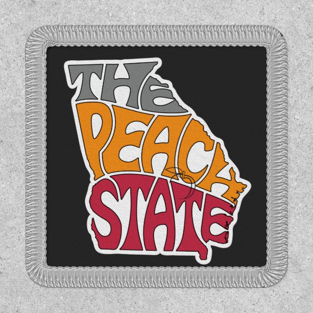 Georgia Nickname Word Art Patch (Front)
