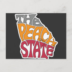 Georgia Nickname Word Art Postcard