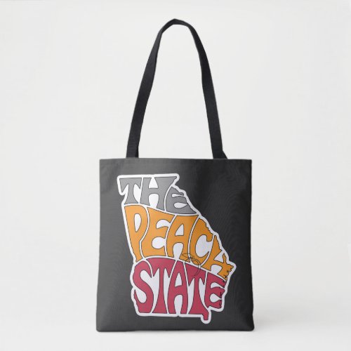 Georgia Nickname Word Art Tote Bag