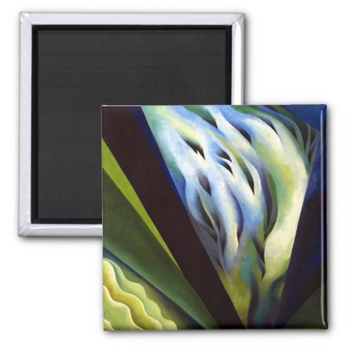 Georgia O Keeffe Blue and Green Music Magnet