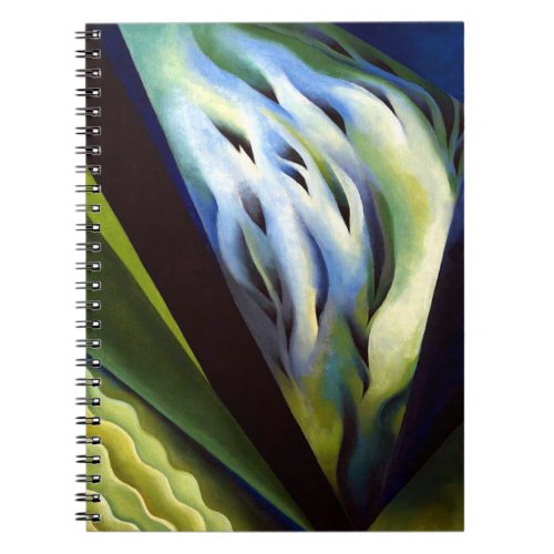 Georgia O Keeffe Blue and Green Music Notebook