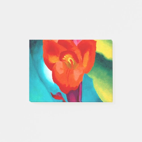 Georgia O Keeffe Red Canna Post_it Notes