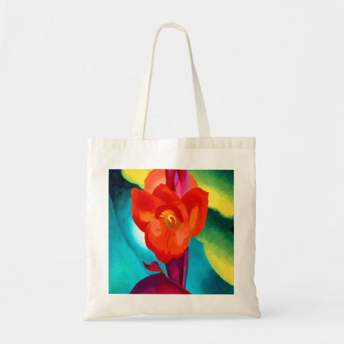 Georgia O Keeffe Red Canna Tote Bag