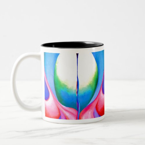 Georgia O Keeffe Series 1 Number 8 Two_Tone Coffee Mug