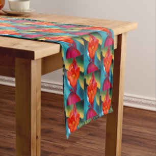Georgia O'Keefe 1919 Red Canna Short Table Runner