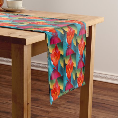 Georgia OKeefe 1919 Red Canna Short Table Runner