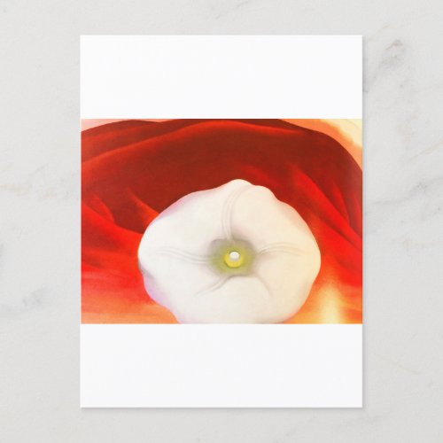 georgia okeeffe art postcard