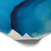 Georgia O'Keeffe - Blue I  Poster (Corner)