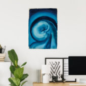 Georgia O'Keeffe - Blue I  Poster (Home Office)
