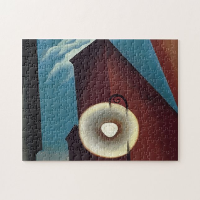 Georgia O'Keeffe calle nueva york luna Jigsaw Puzzle (Horizontal)