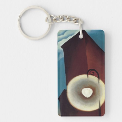 Georgia OKeeffe calle nueva york luna Keychain