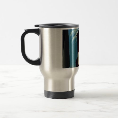 Georgia OKeeffe calle nueva york luna Travel Mug