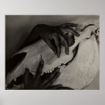 Georgia O&#39;Keeffe Hands &amp; Horse Skull - Modern Art Poster