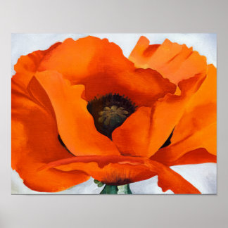 Georgia O'Keeffe -  Red Poppy - 1927 Poster