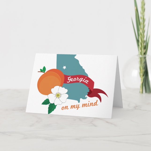 Georgia On My Mind Card (Front)