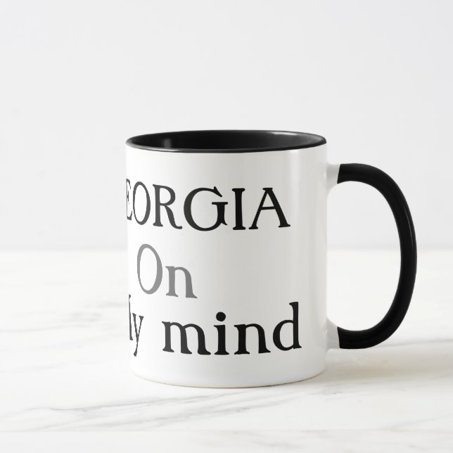 Georgia on my mind coffee mug (Right)