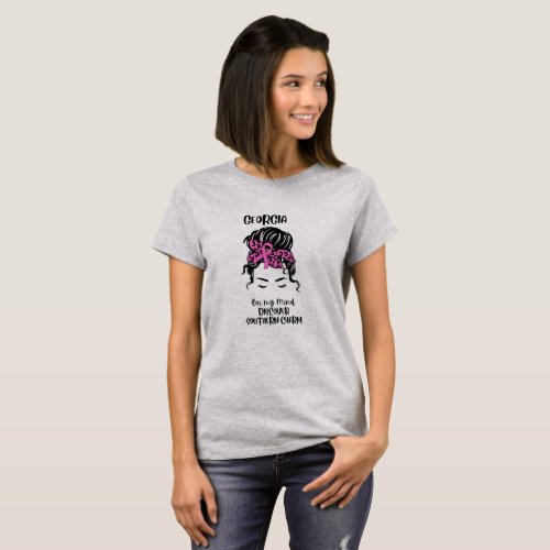 GEORGIA On My Mind Discover Southern Charm  T_Shirt