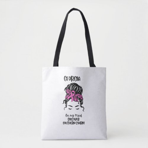 Georgia On My Mind Discover Southern Charm  Tote Bag