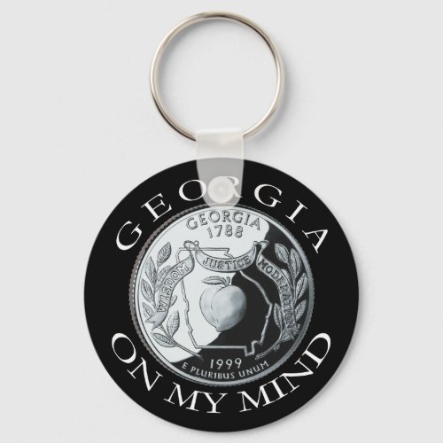 GEORGIA ON MY MIND KEYCHAIN