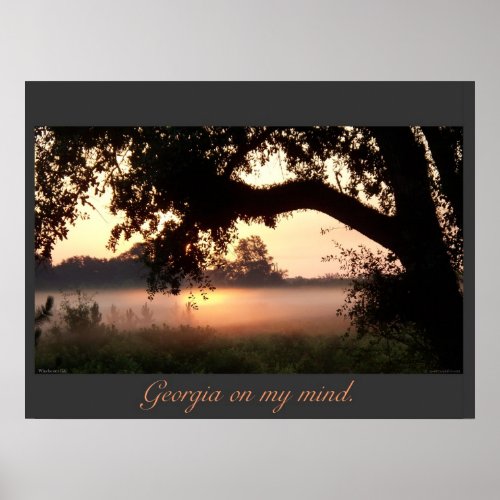 Georgia On My Mind Poster
