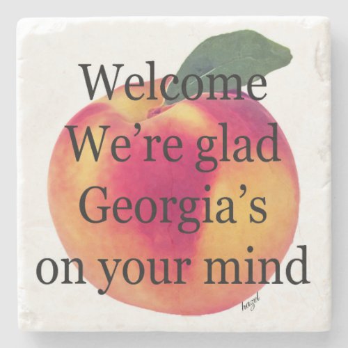 Georgia On Your Mind Stone Coaster