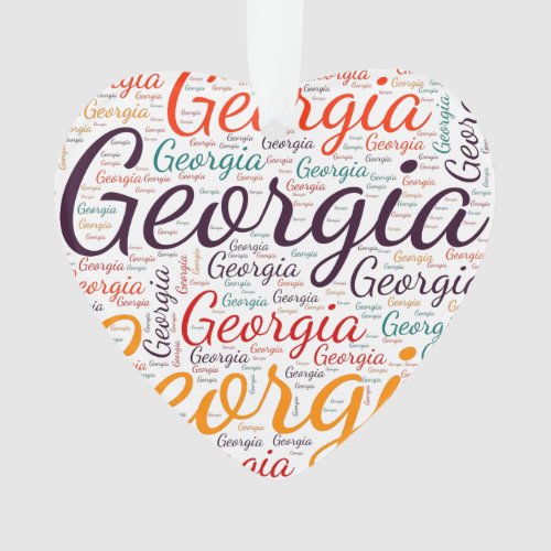 Georgia Ornament