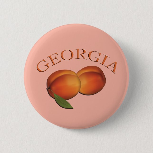 Georgia Peach Button (Front)
