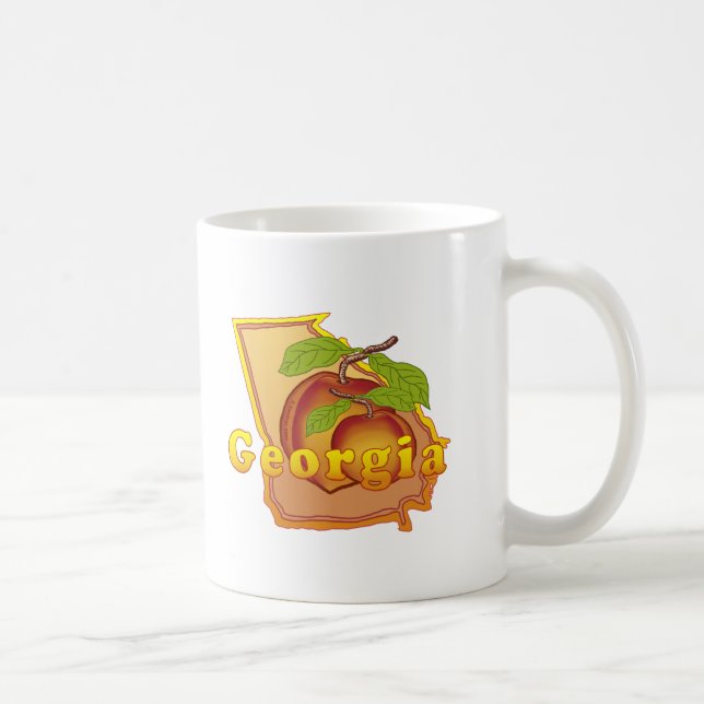 Georgia Peach Coffee Mug (Right)