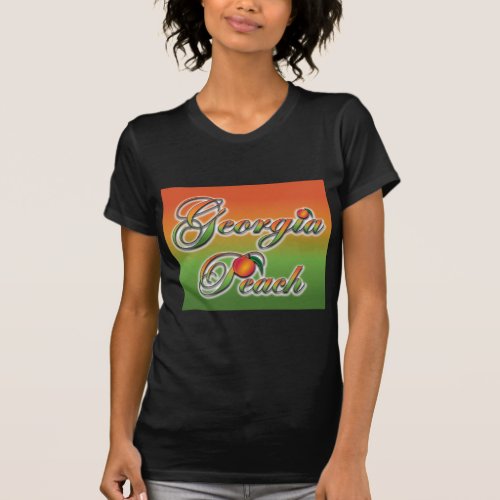 Georgia Peach _ Cursive T_Shirt