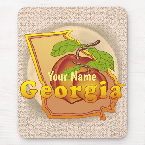 Georgia Peach Mouse Pad