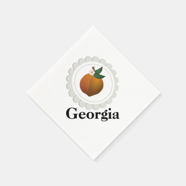 Georgia Peach Napkins (Corner)