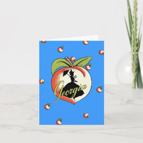 Georgia Peach Note Card