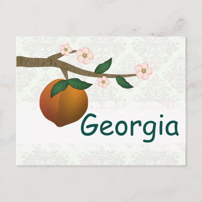 Georgia Peach Postcard (Front)