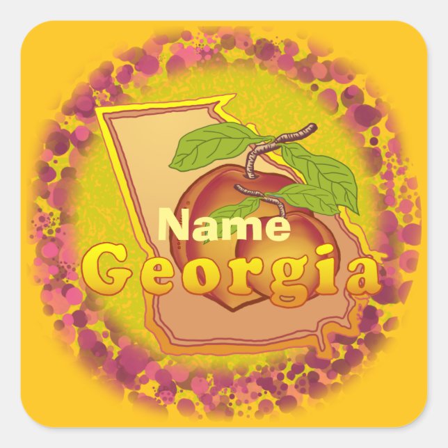 Georgia Peach sticker (Front)