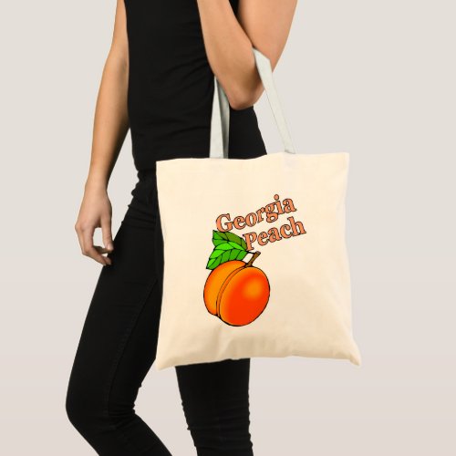 Georgia Peach Tote Bag
