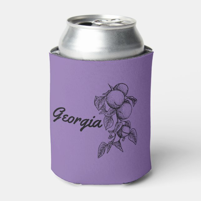 Georgia Peaches Can Cooler (Can Front)