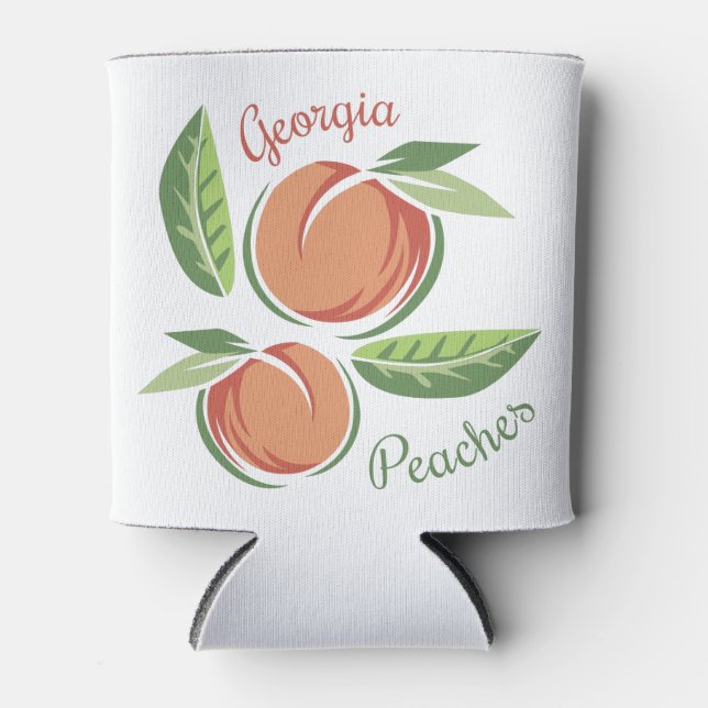 Georgia Peaches Can Cooler (Front)